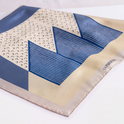 Square 100% Silk Scarf Moon Decoration | La Parisienne 