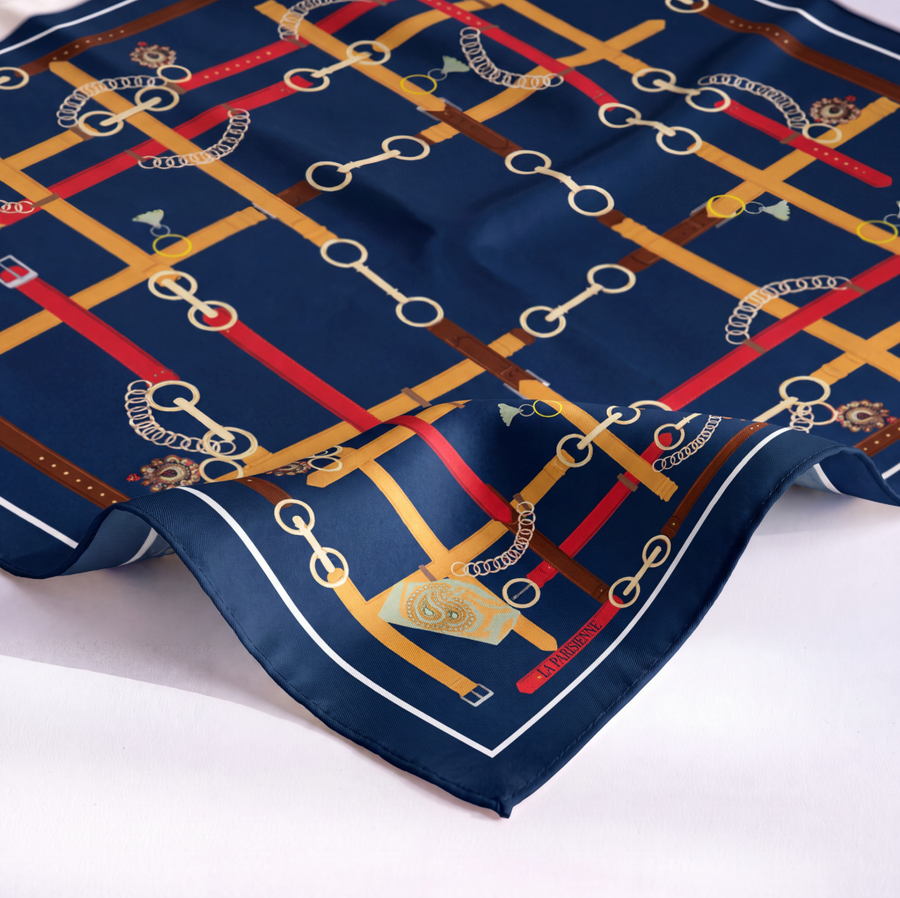 Chic 100% Silk Square for Women | La Parisienne 