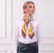 Lenço 100% Seda Signature | La Parisienne