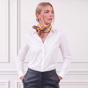 Lenço 100% Seda Signature | La Parisienne
