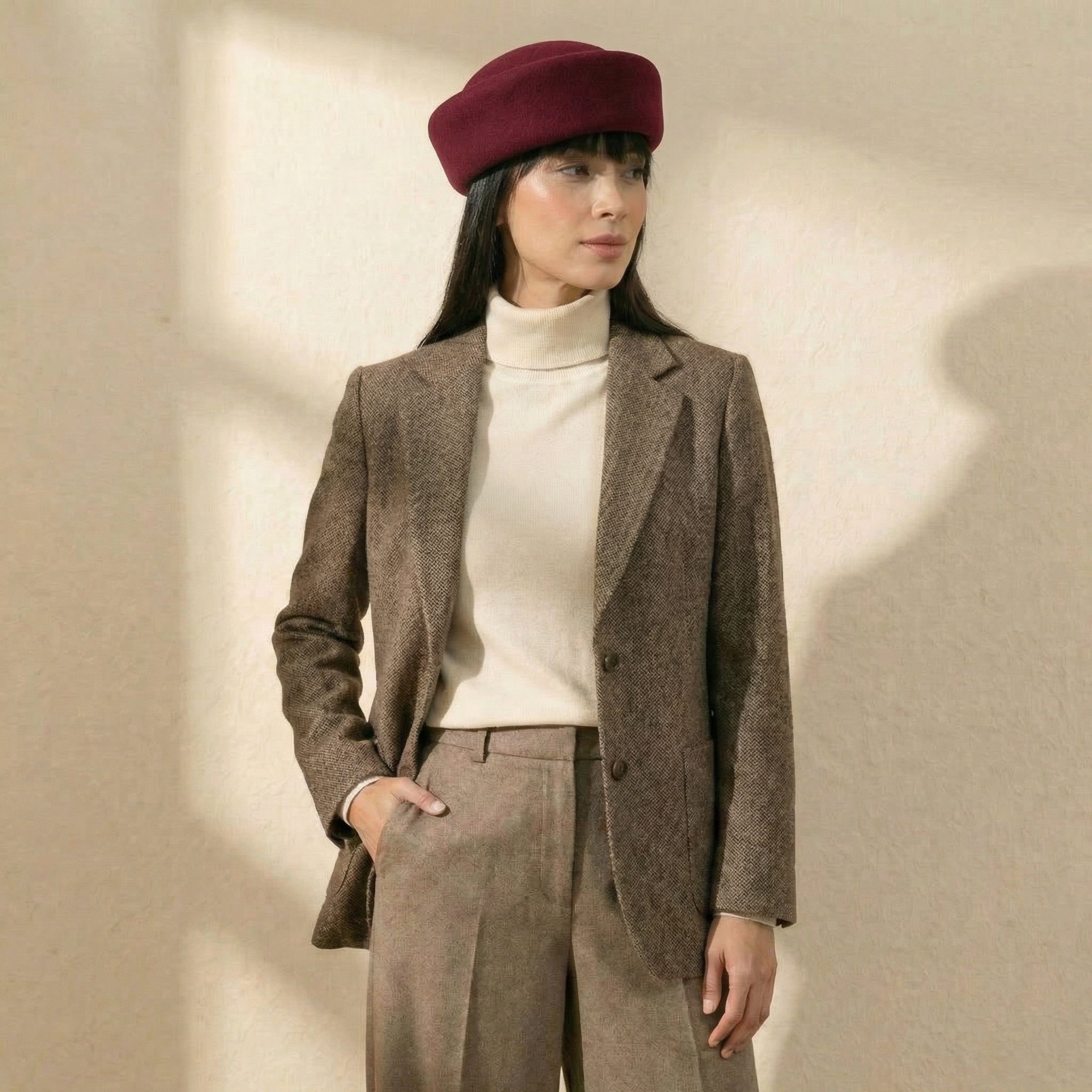 Béret Classique en Coton pour Femme | La Parisienne