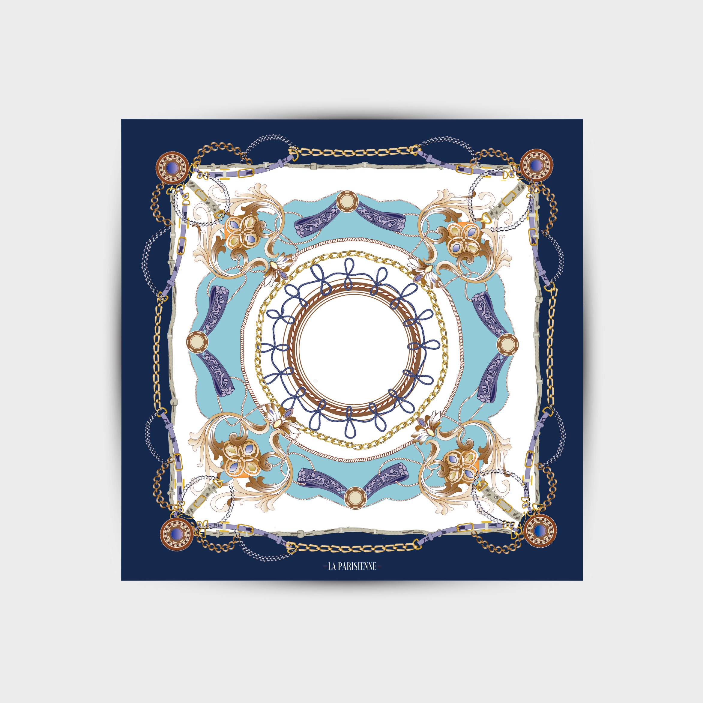 Carré 100% Soie Signature | La Parisienne