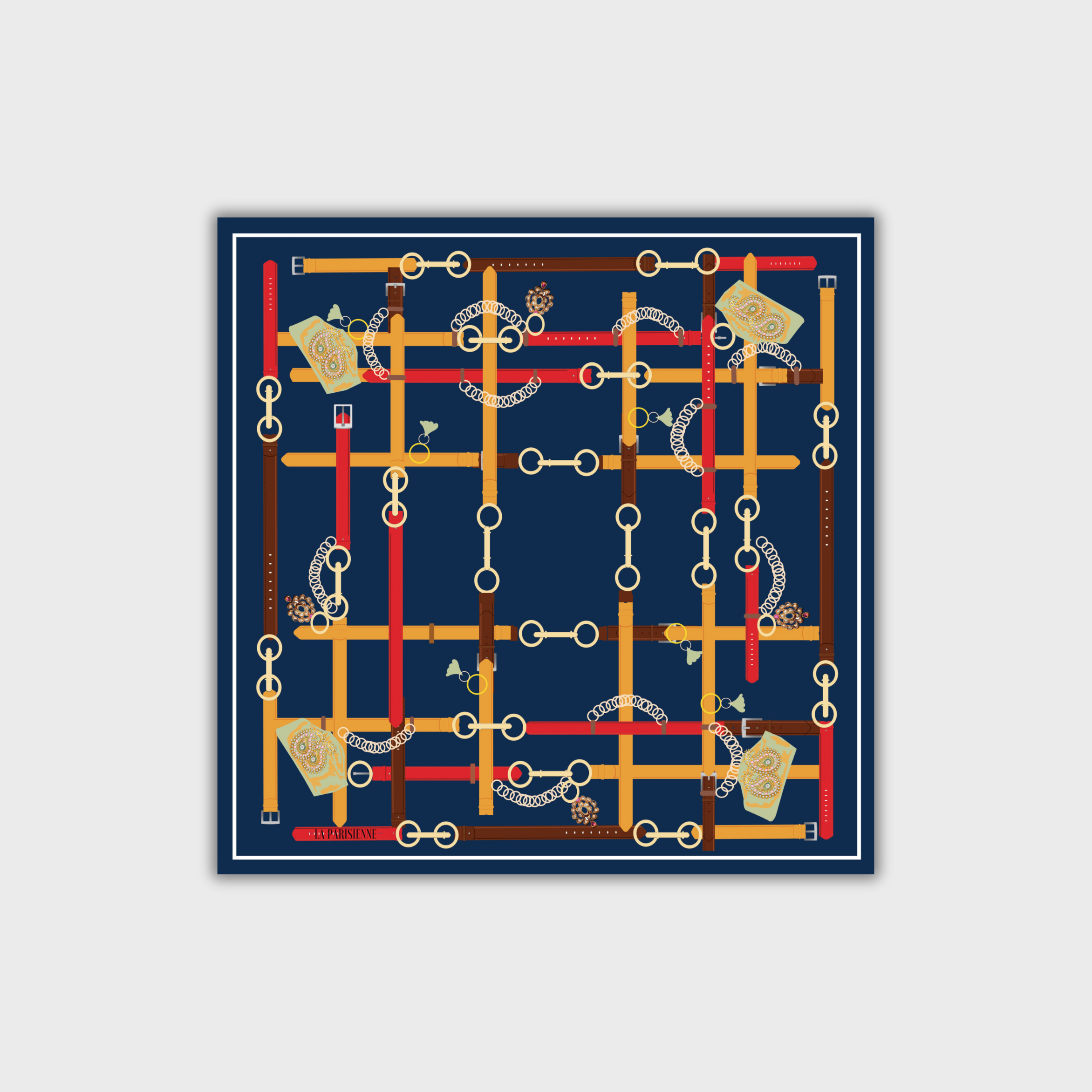 Carré 100% Soie Signature | La Parisienne