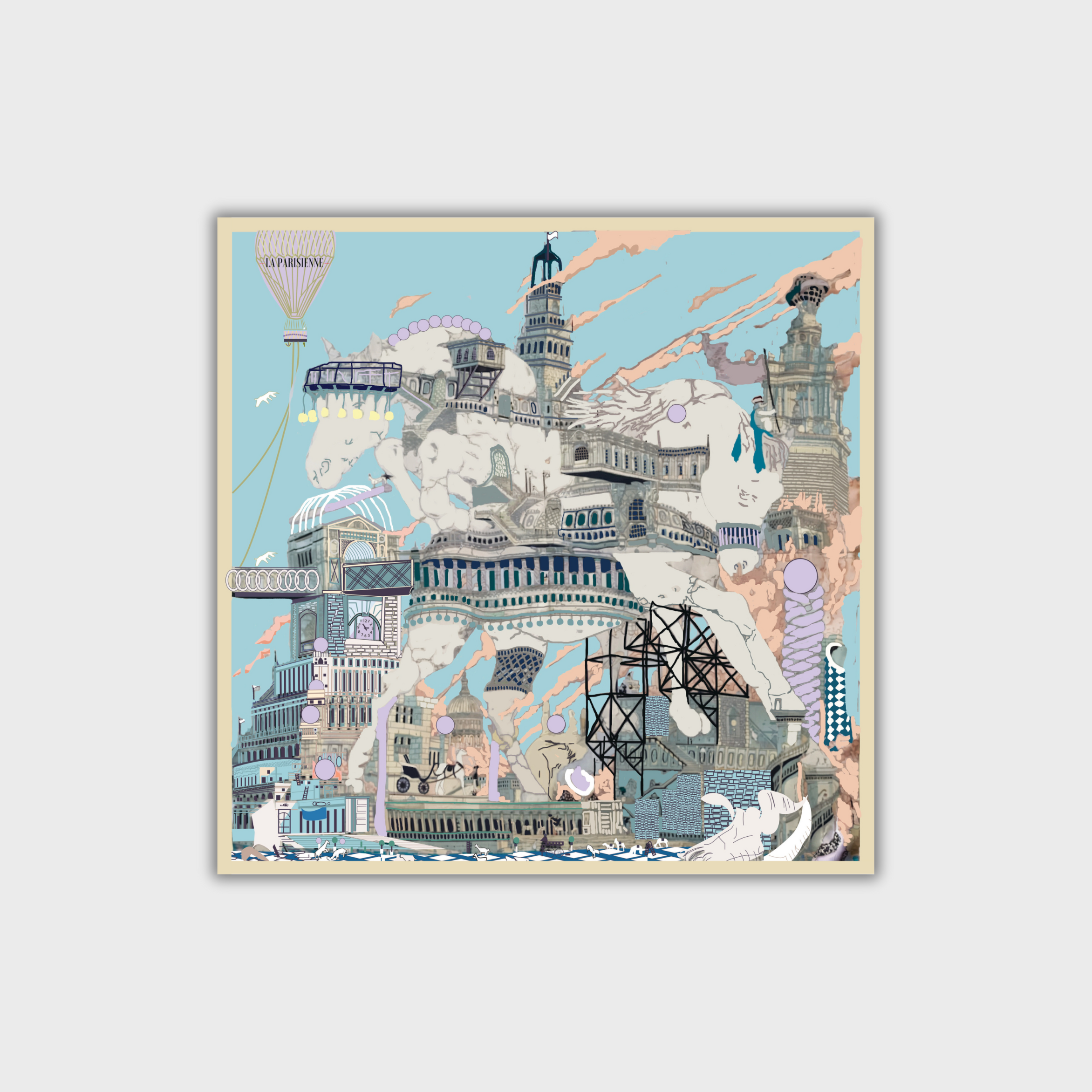 Carré 100% Soie Signature | La Parisienne