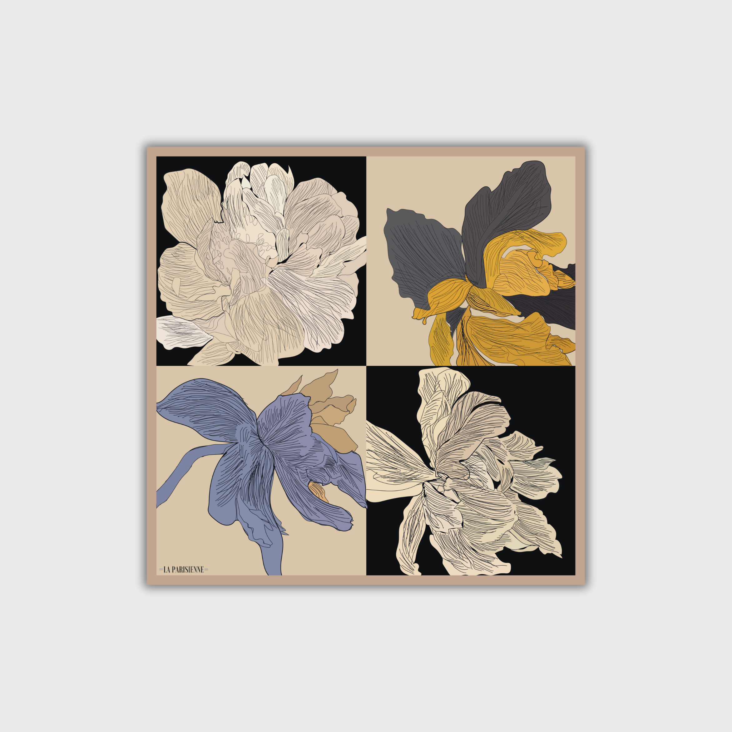 Carré 100% Soie Signature | La Parisienne