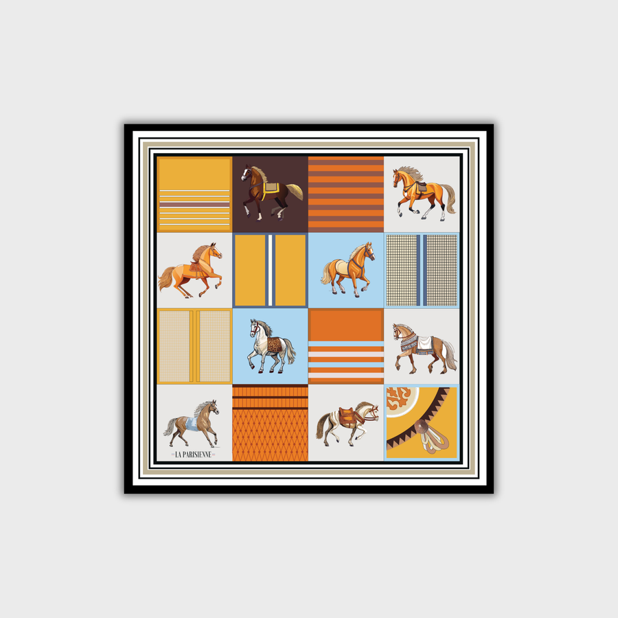 Carré 100% Soie Signature | La Parisienne