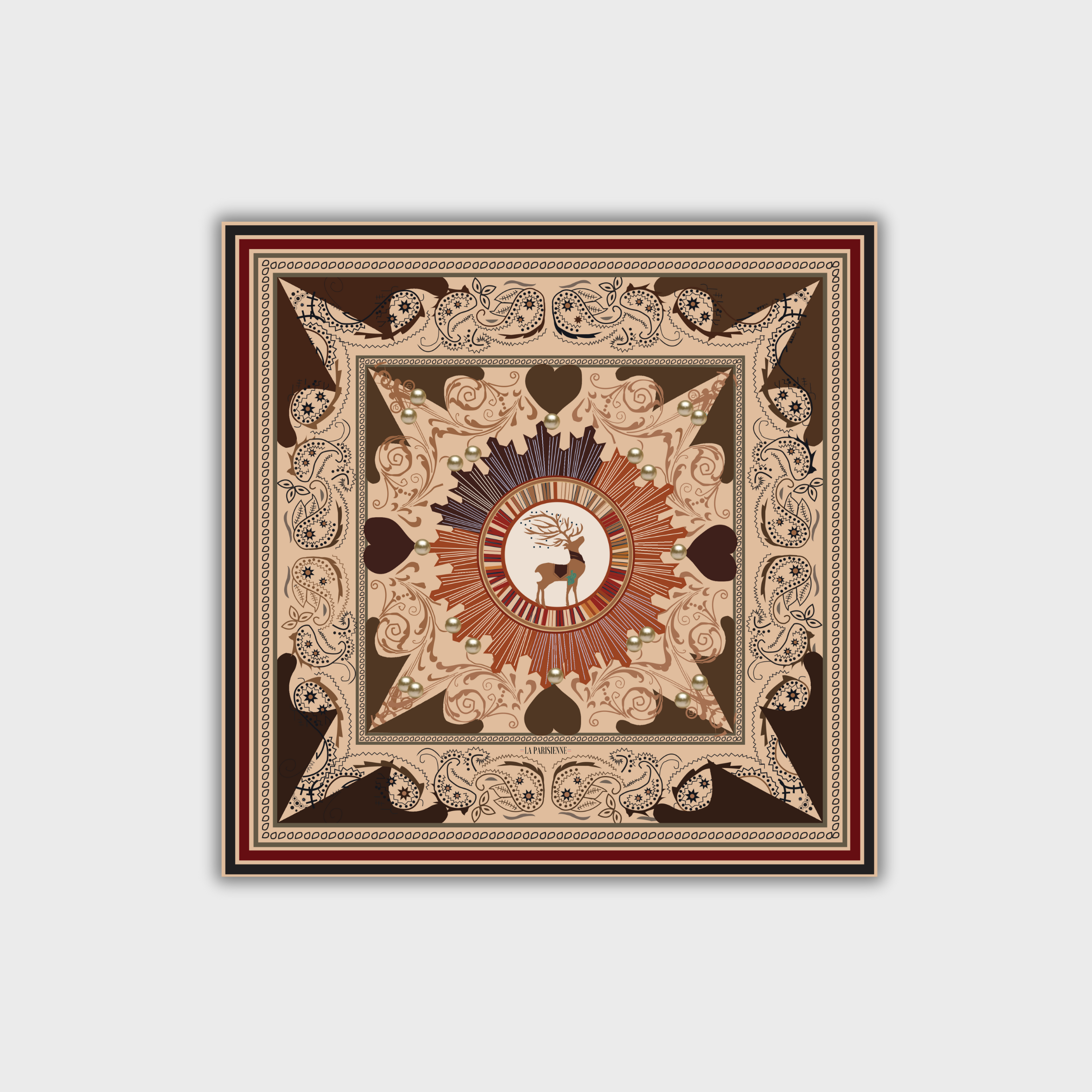 Carré 100% Soie Signature | La Parisienne