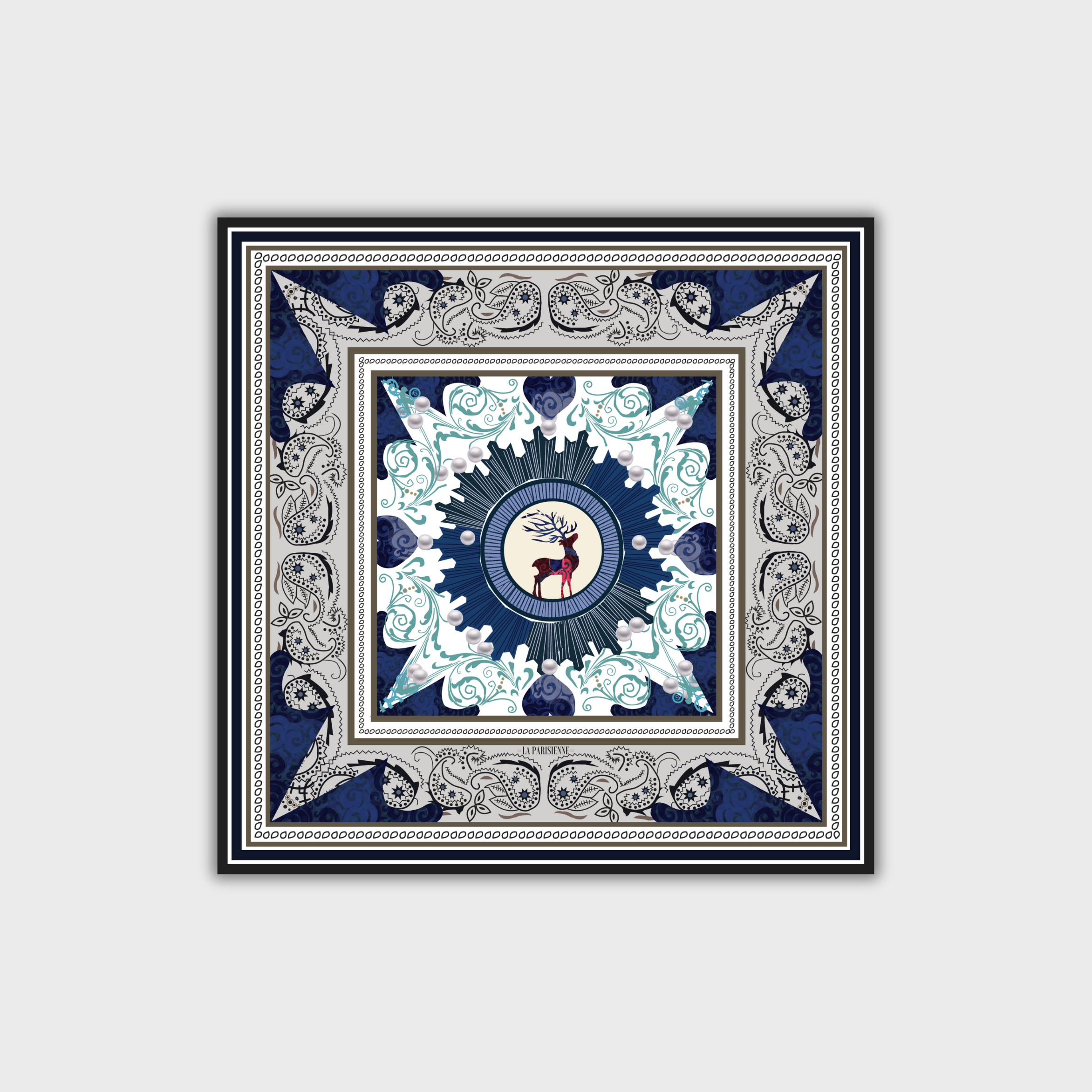 Carré 100% Soie Signature | La Parisienne