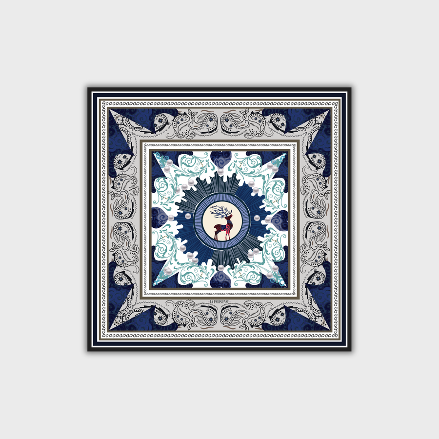 Carré 100% Soie Signature | La Parisienne