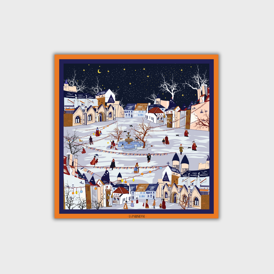 Carré 100% Soie Signature | La Parisienne