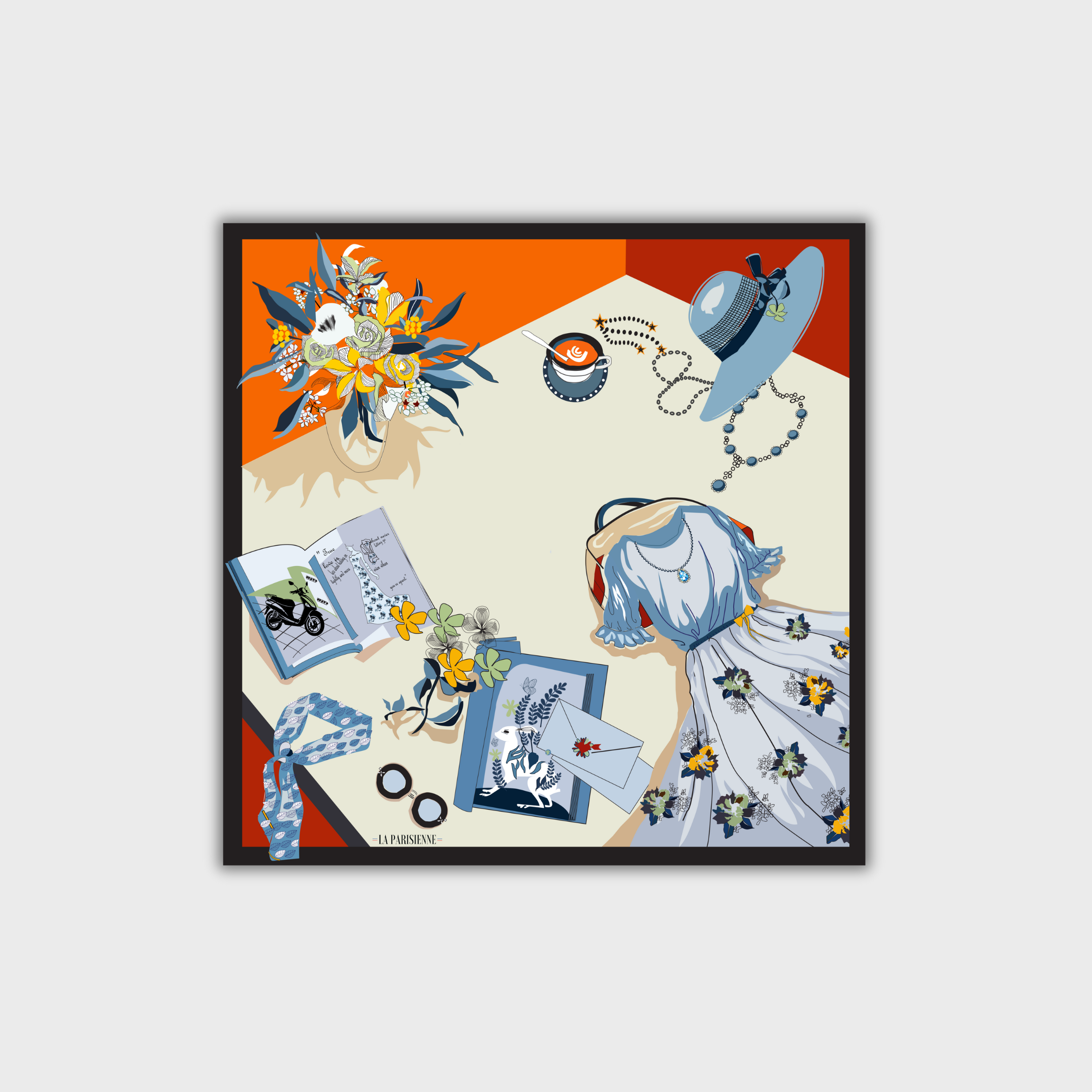 Carré 100% Soie Signature | La Parisienne