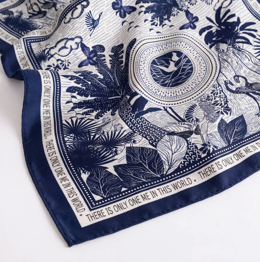 Signature 100% Silk Scarf | La Parisienne