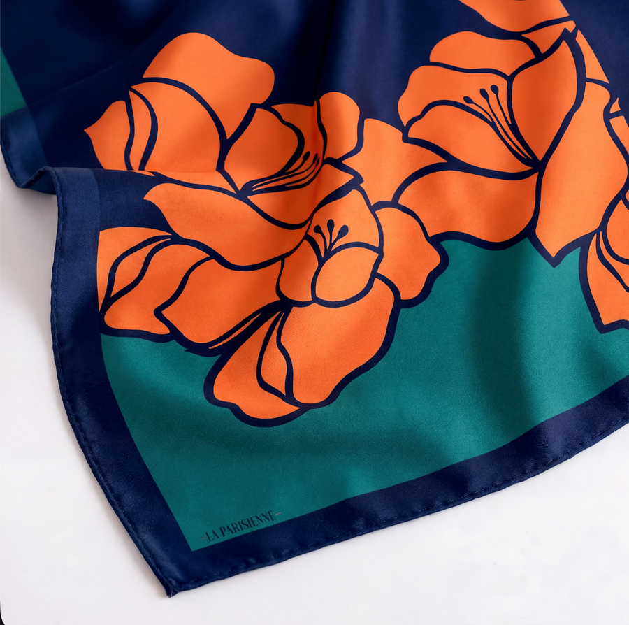 100% Original Silk Square for Women | La Parisienne 