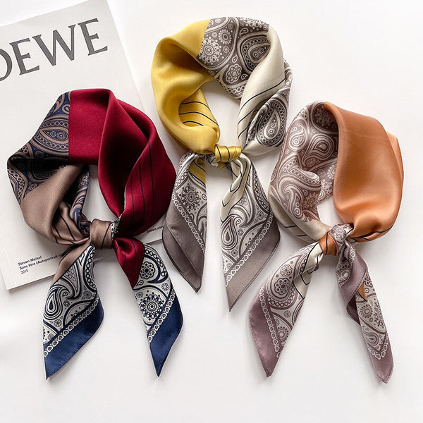 100%コットン スクエアスカーフ PARIS 凱旋門 100cm×100cm パリ 100% Silk Scarf Paris Souvenir Eiffel Tower Arc de Triomphe