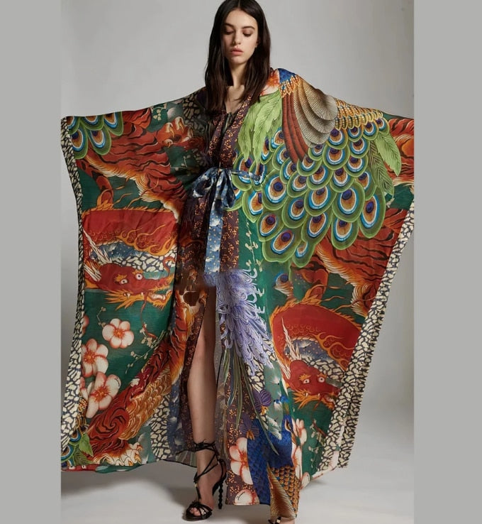 Kimono Phönix Frau | Der Pariser 