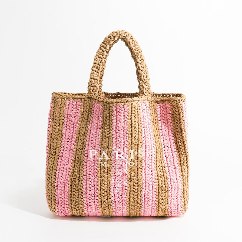 Straw Beach Handbag | The Parisian