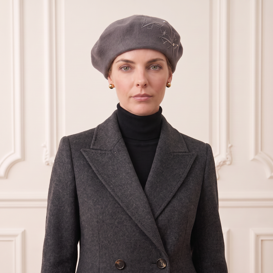 Chic Women's Beret 100% Cashmere | La Parisienne