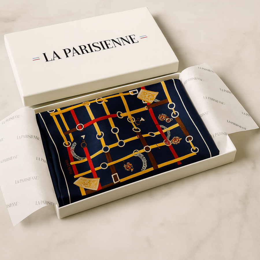 Chic 100% Silk Square for Women | La Parisienne 