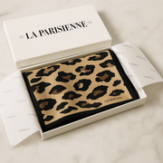 Carré 100% Soie Chic Décoration Léopard Femme | La Parisienne