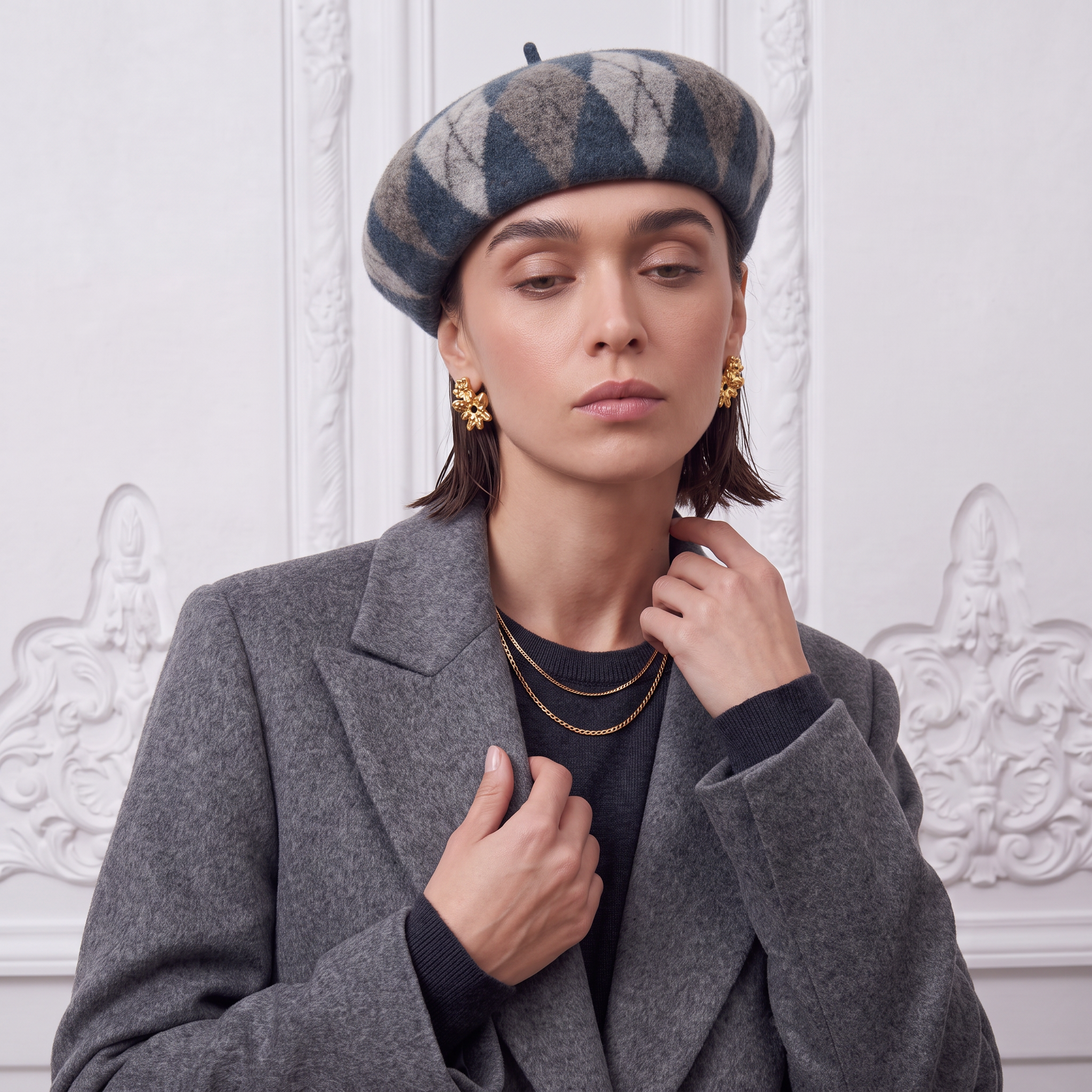Chic Women's Beret 100% Cashmere | La Parisienne