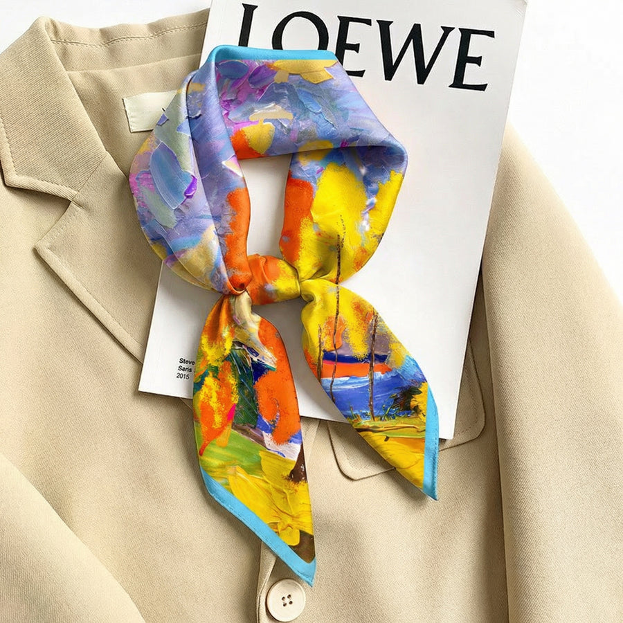 Sciarpa 100% seta Signature | La Parisienne