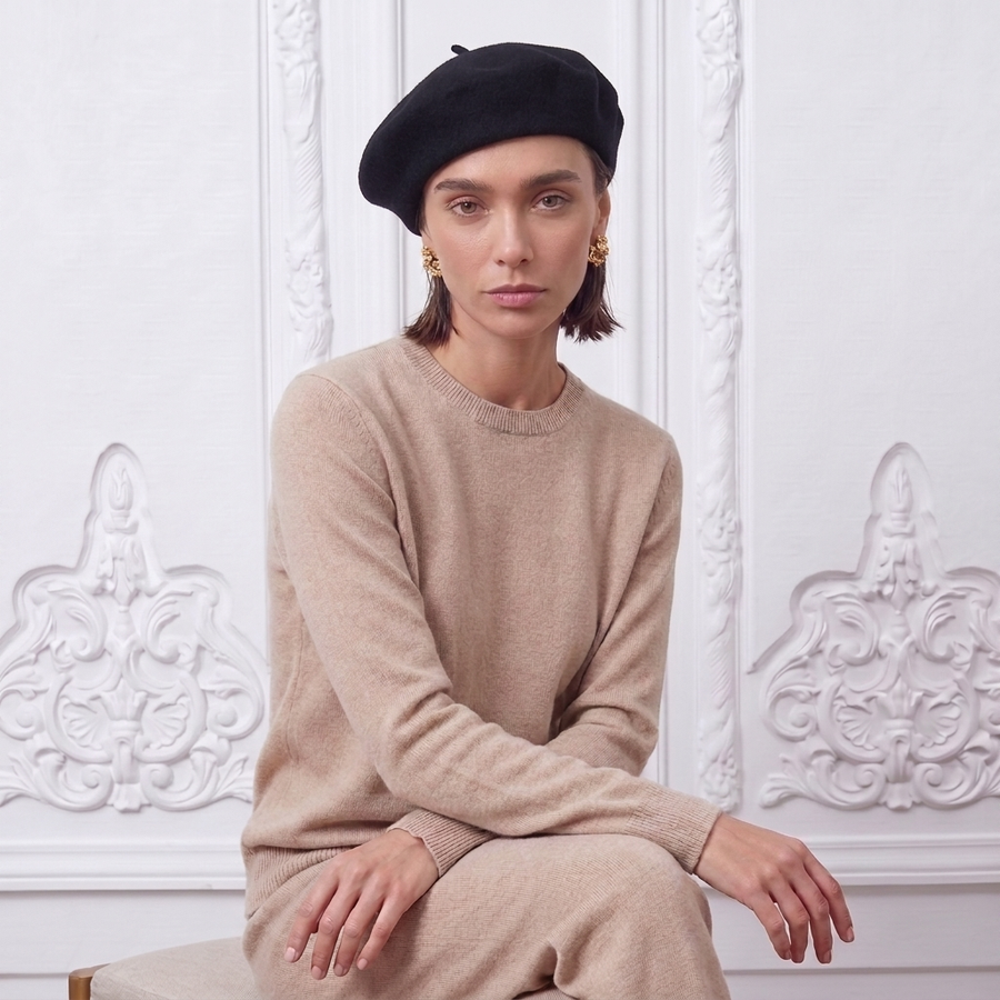 Béret Chic Femme 100% Laine Australienne | La Parisienne