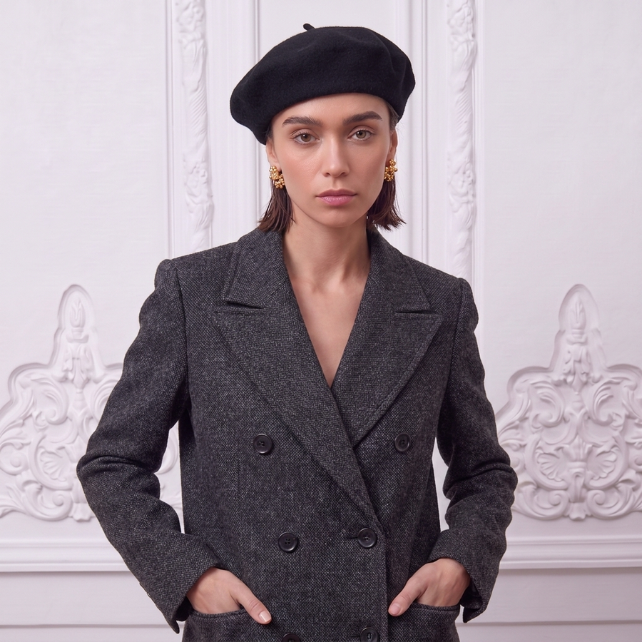 Béret Femme Traditionnel Laine | La Parisienne