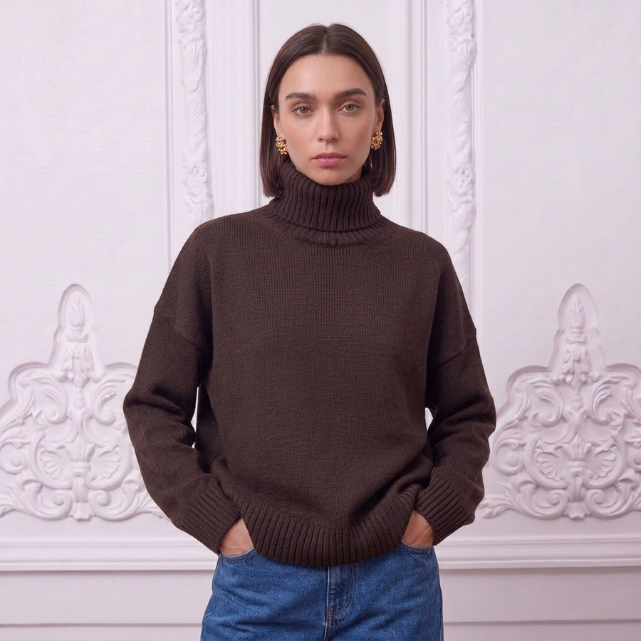 Pull Col Haut | La Parisienne
