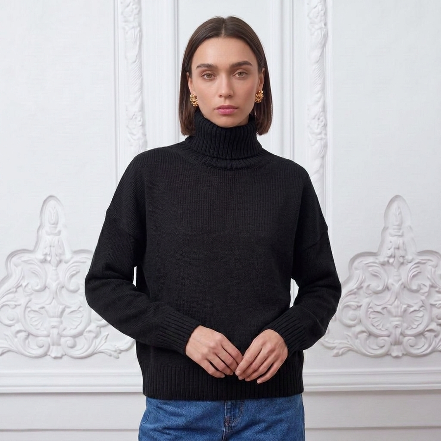 Pull Col Haut | La Parisienne