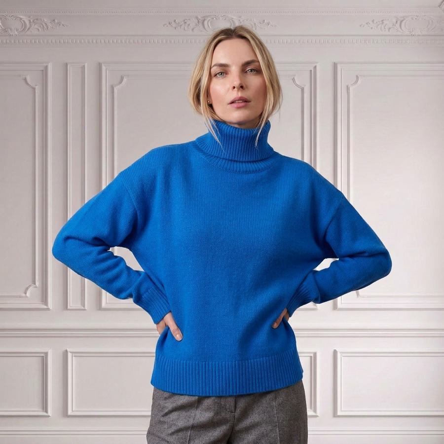 Pullover mit hohem Kragen | La Parisienne