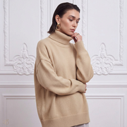 Maglione donna a collo alto e sciolto La Parisienne