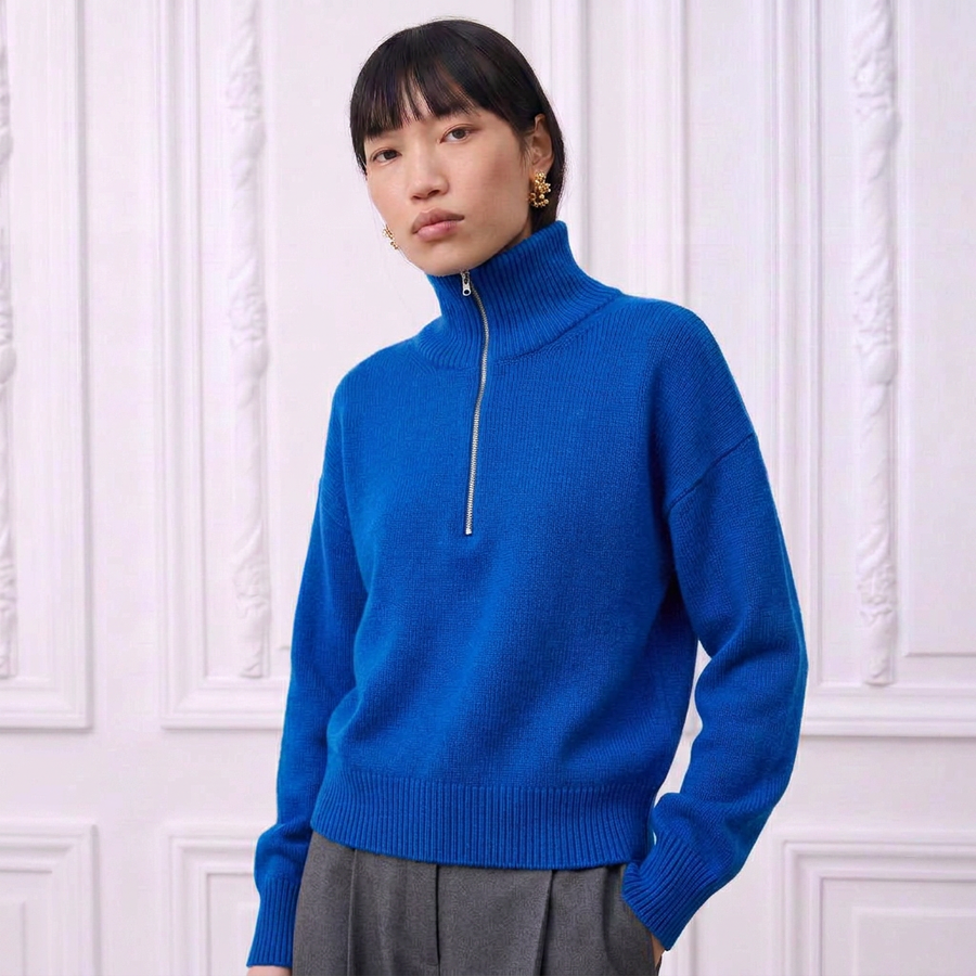 Pullover Fermeture Éclair | La Parisienne