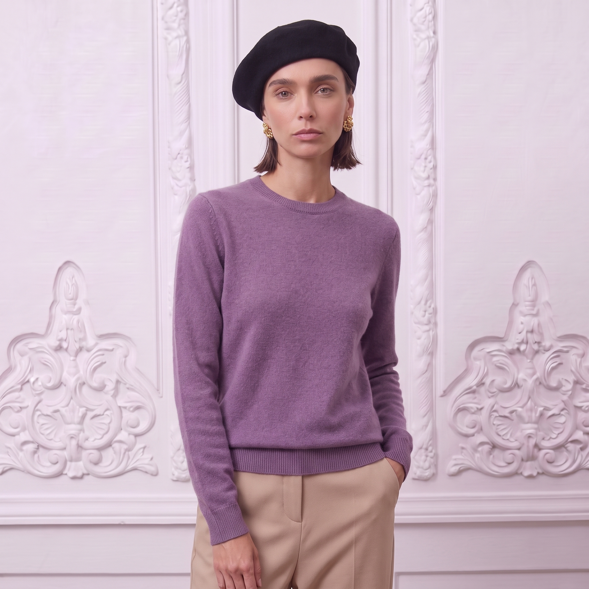 Pullover aus 100% Wolle Frau || La Parisienne