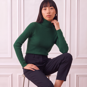 Women's Composite Turtleneck Sweater | La Parisienne 