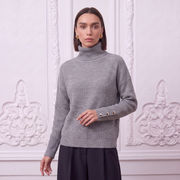 Pull Large Col Roulé Femme | La Parisienne