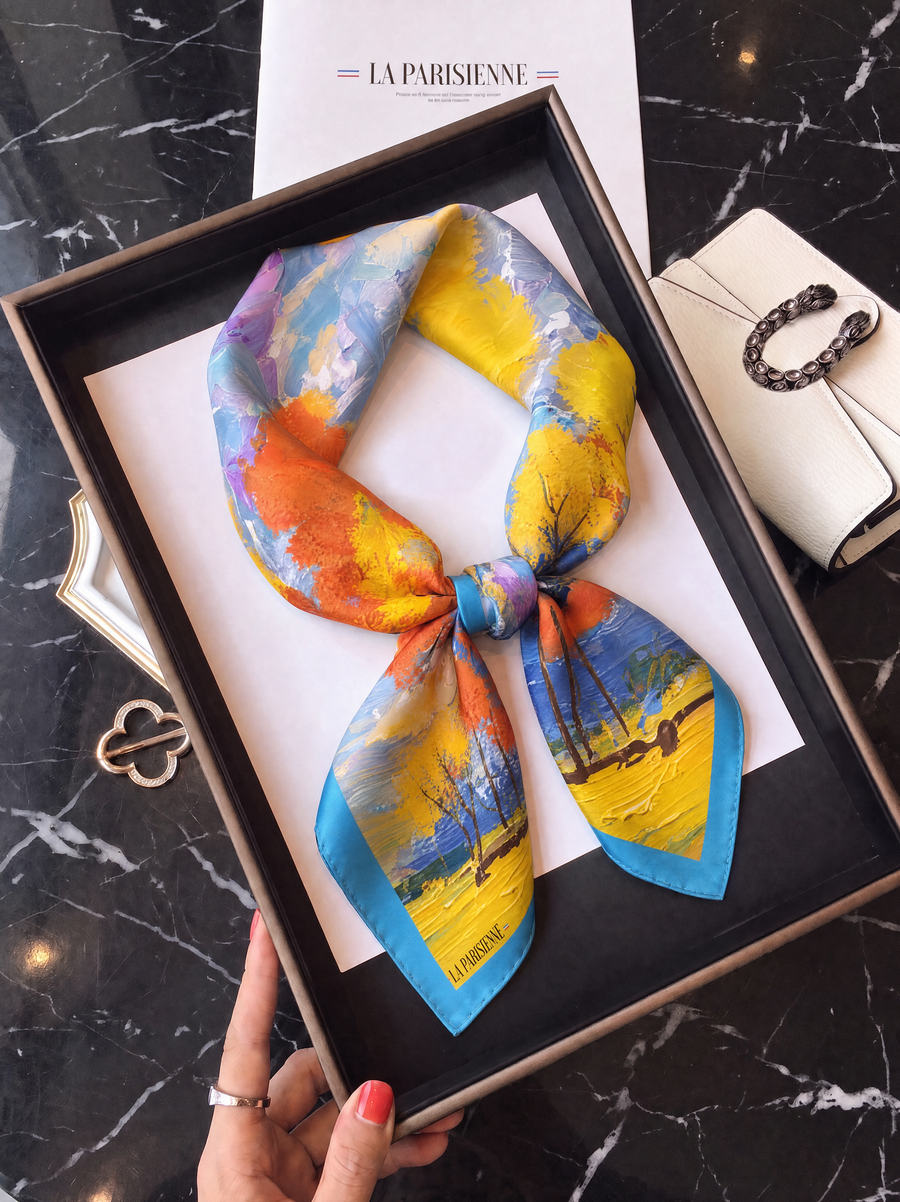 100% Original Silk Square for Women | La Parisienne