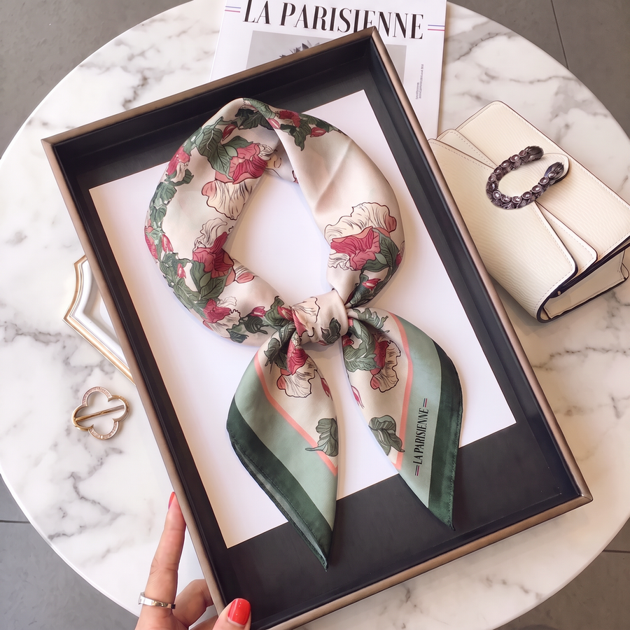 100% Silk Signature Square | La Parisienne