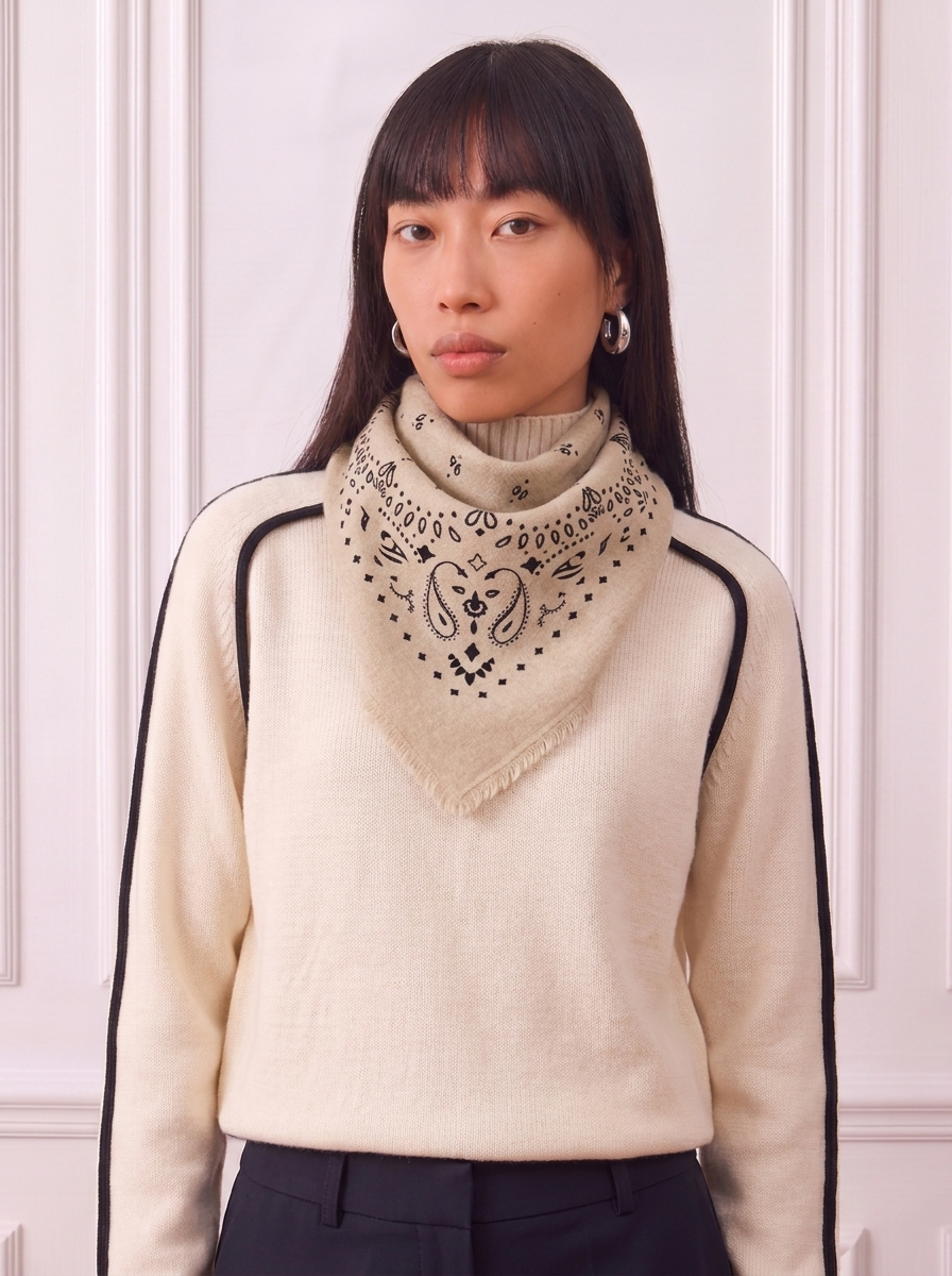 Grand Bandana Cachemire 90 | La Parisienne