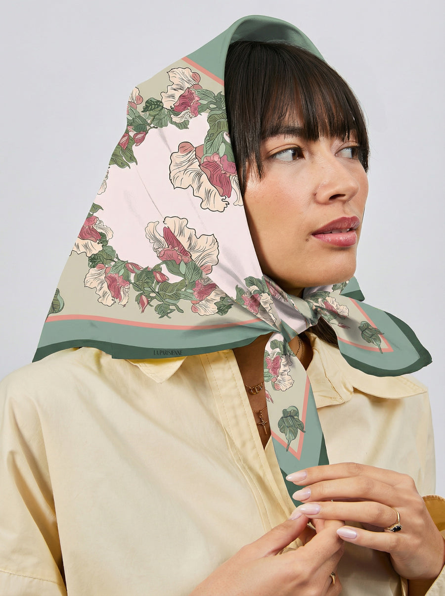 Carré 100% Soie Signature | La Parisienne