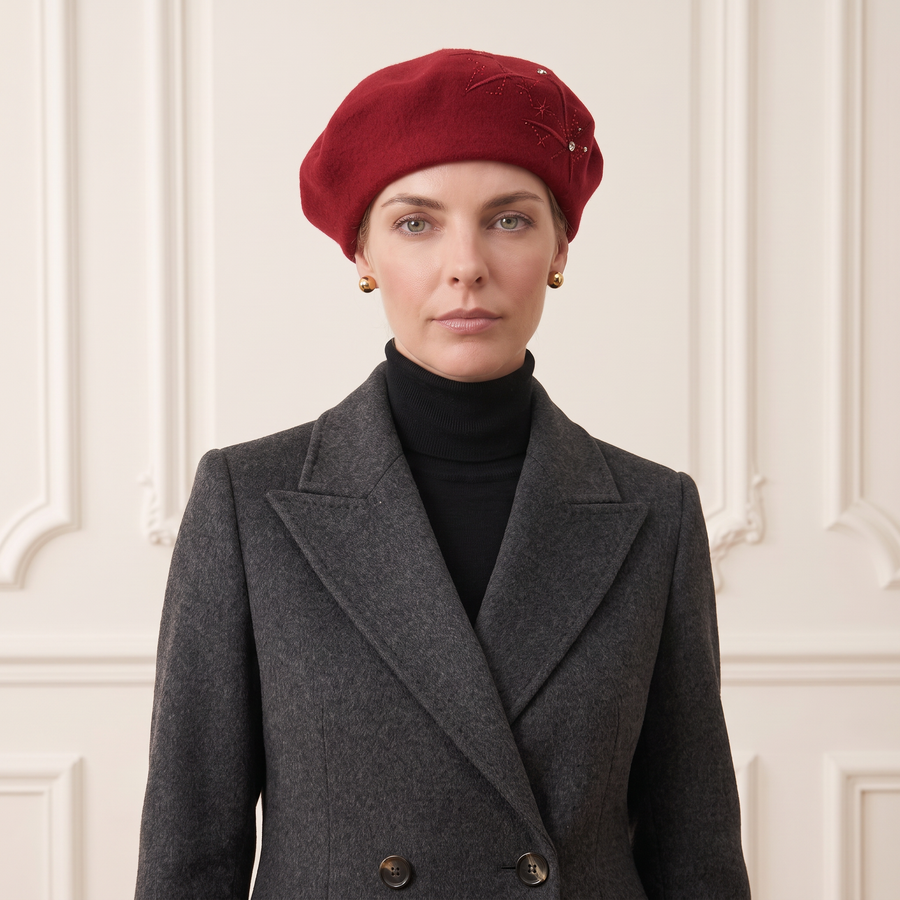 Chic Women's Beret 100% Cashmere | La Parisienne