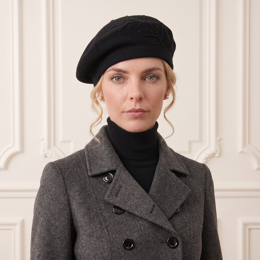 Chic Women's Beret 100% Cashmere | La Parisienne