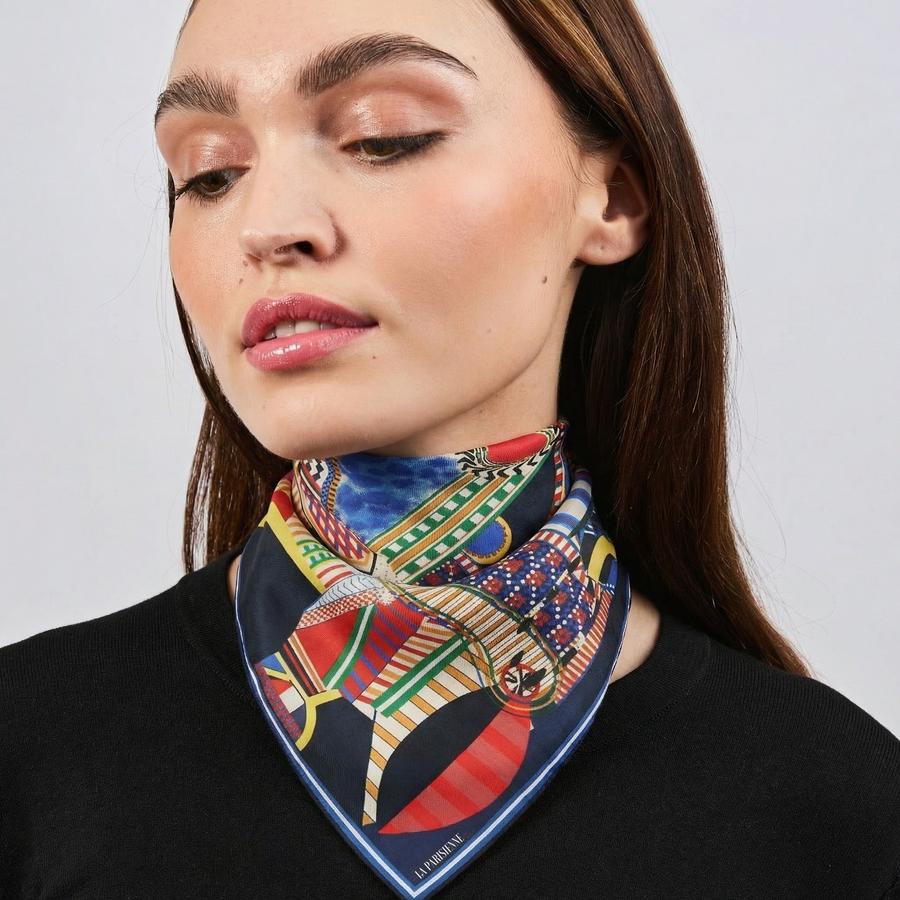 Carré 100% Soie Signature | La Parisienne