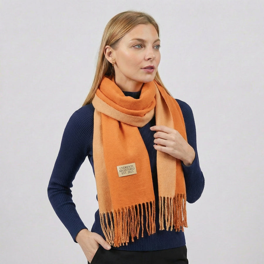 Grosse écharpe chaude - Orange - - 12.00 Grosse écharpe chaude - Orange - - 12.00