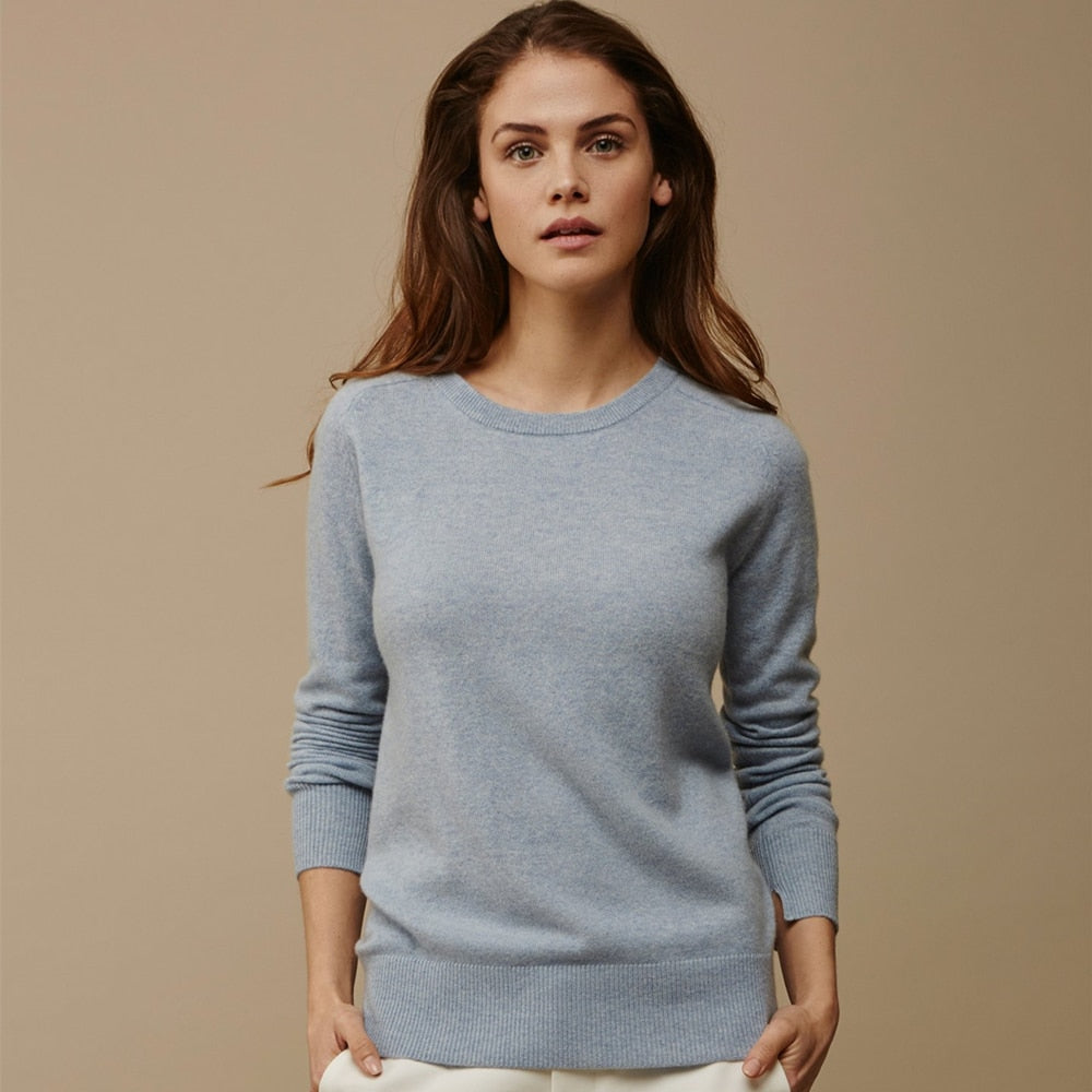 Simple and Distinguished Cashmere Sweater for Women | The Parisian 