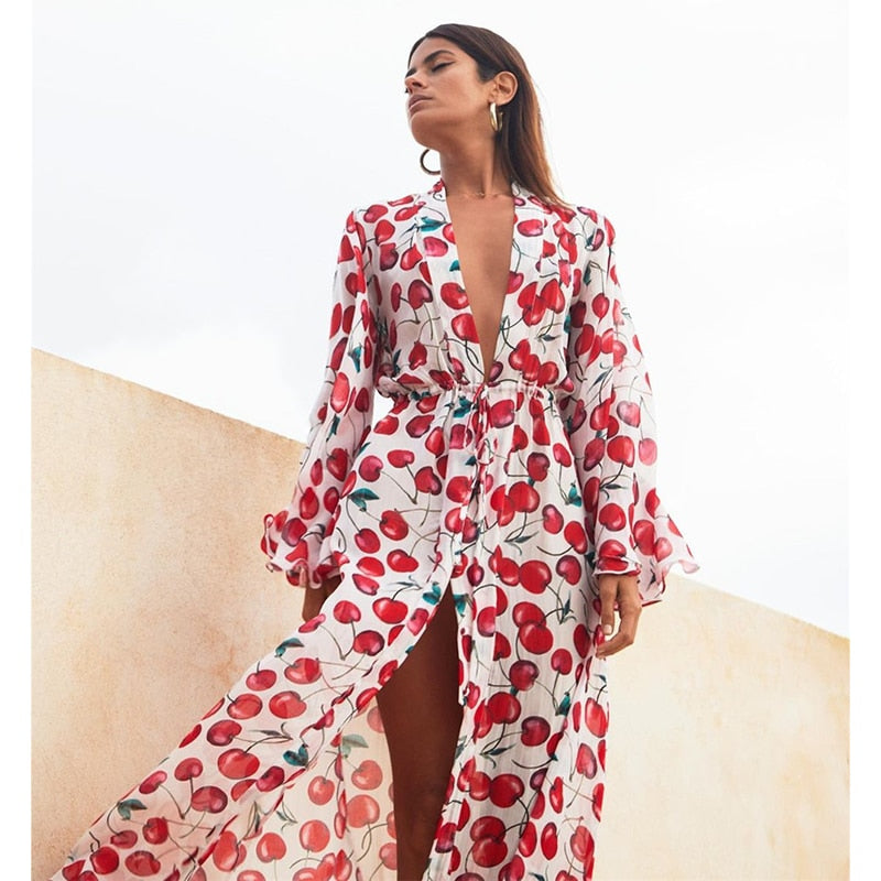 Elegant Beach Kimono | The Parisian 