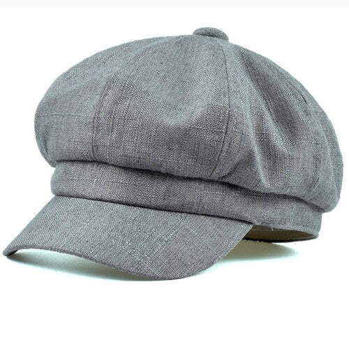 Women's Linen Beret Cap | The Parisian 