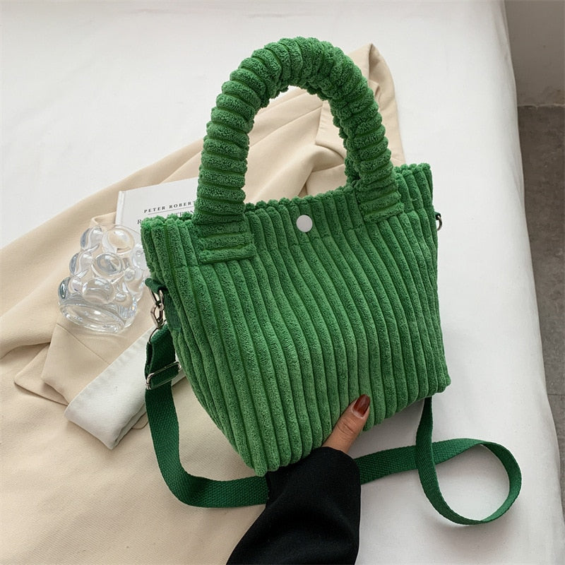 Sac en Velours Côtelé Femme | La Parisienne