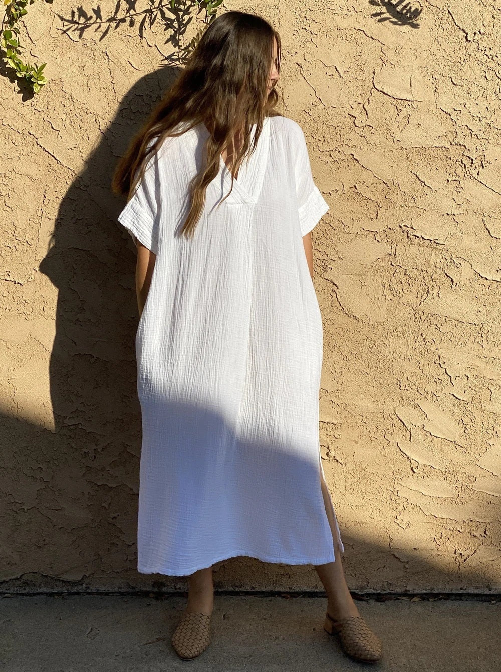 Women's White Beach Dress | The Parisian 