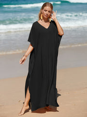 Robe de Plage Chic Noire Femme | La Parisienne