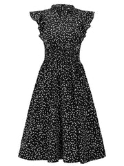 Klassisches Polka Dot-Kleid für Damen | Der Pariser 